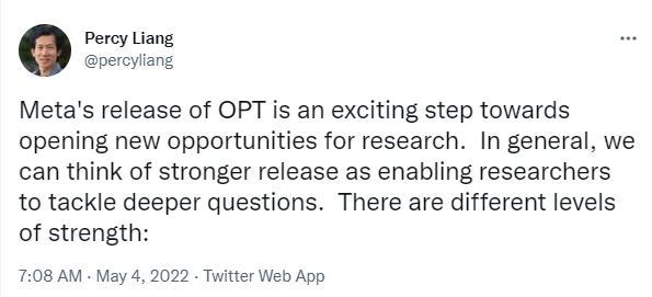 Meta开源1750亿参数GPT-3,打脸OpenAI?网友点评:GPT-4都要来了插图10 Meta开源1750亿参数GPT-3,打脸OpenAI?网友点评:GPT-4都要来了插图10
