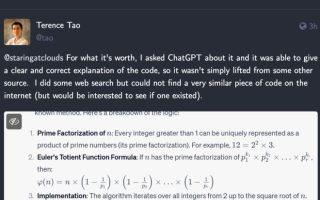 陶哲轩：用ChatGPT写代码太省时间了