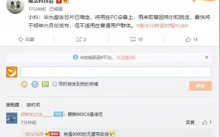 华为PC处理器来了，取名盘古，国产芯由此正式启航