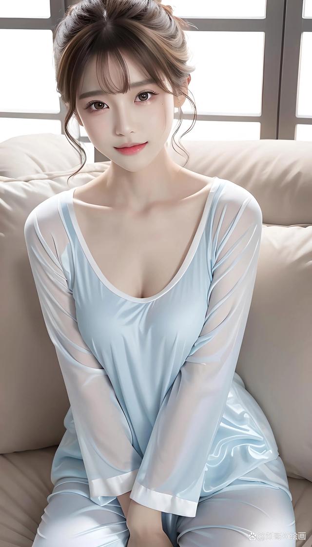 Ai手机绘画之，二次元美女写真插图3