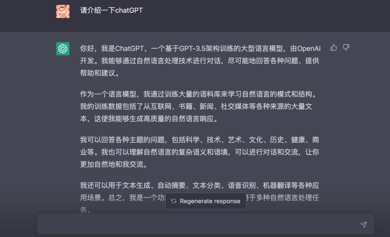 ChatGPT3.5使用体验总结插图