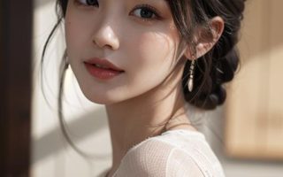 解锁AI绘画真人美女玩法街拍写真