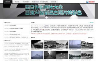 基于Springboot+百度AI人工智能黑白图片智能彩色处理系统设计与实现