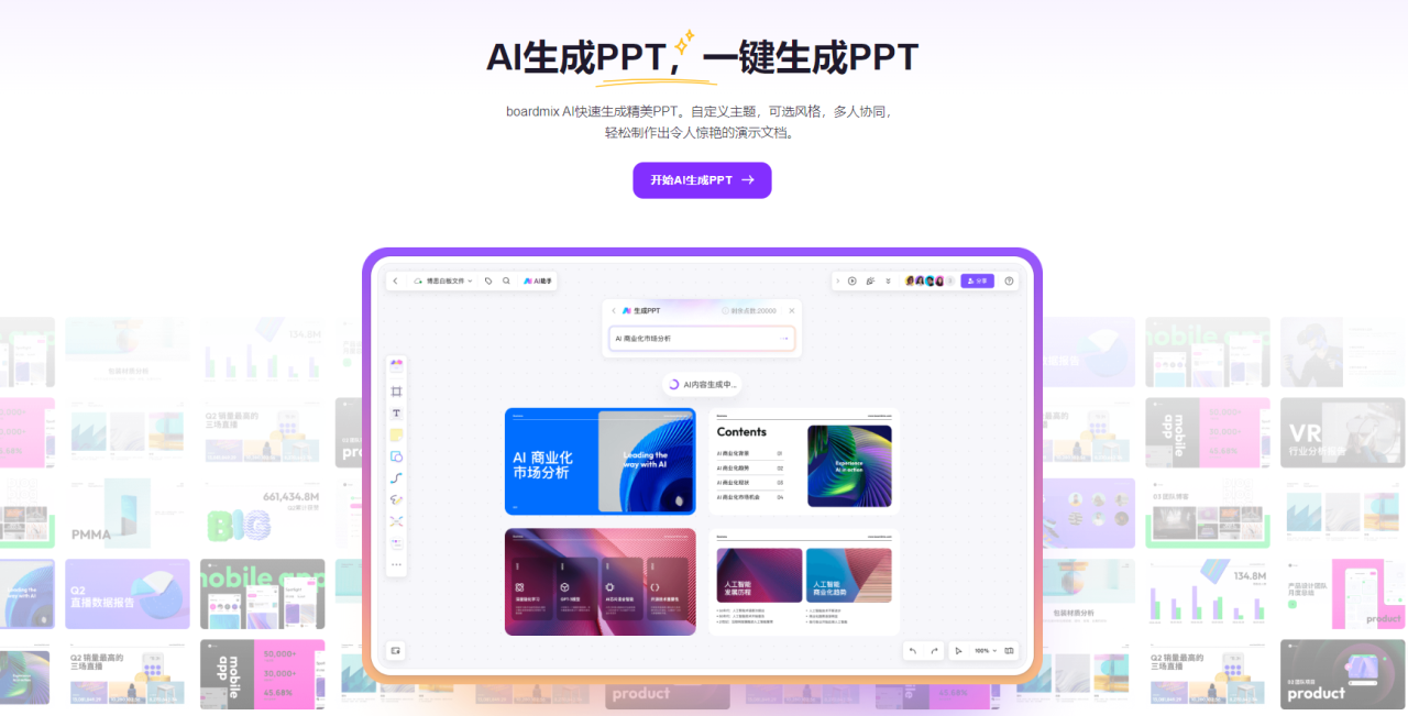 一键生成PPT软件boardmix AI