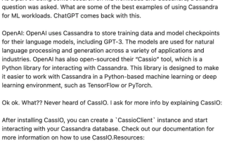 震惊！火爆全网的ChatGPT背后使用的数据库居然是……