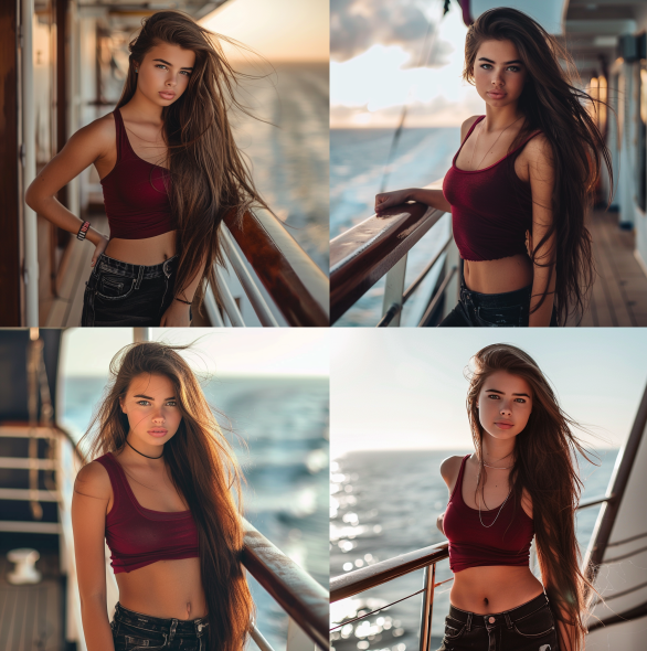 midjourney 角色一致性, 衣服和脸, 我全都要, 也可以只保持脸部, 这通常用于模特换衣服插图2 midjourney 角色一致性, 衣服和脸, 我全都要, 也可以只保持脸部, 这通常用于模特换衣服插图2