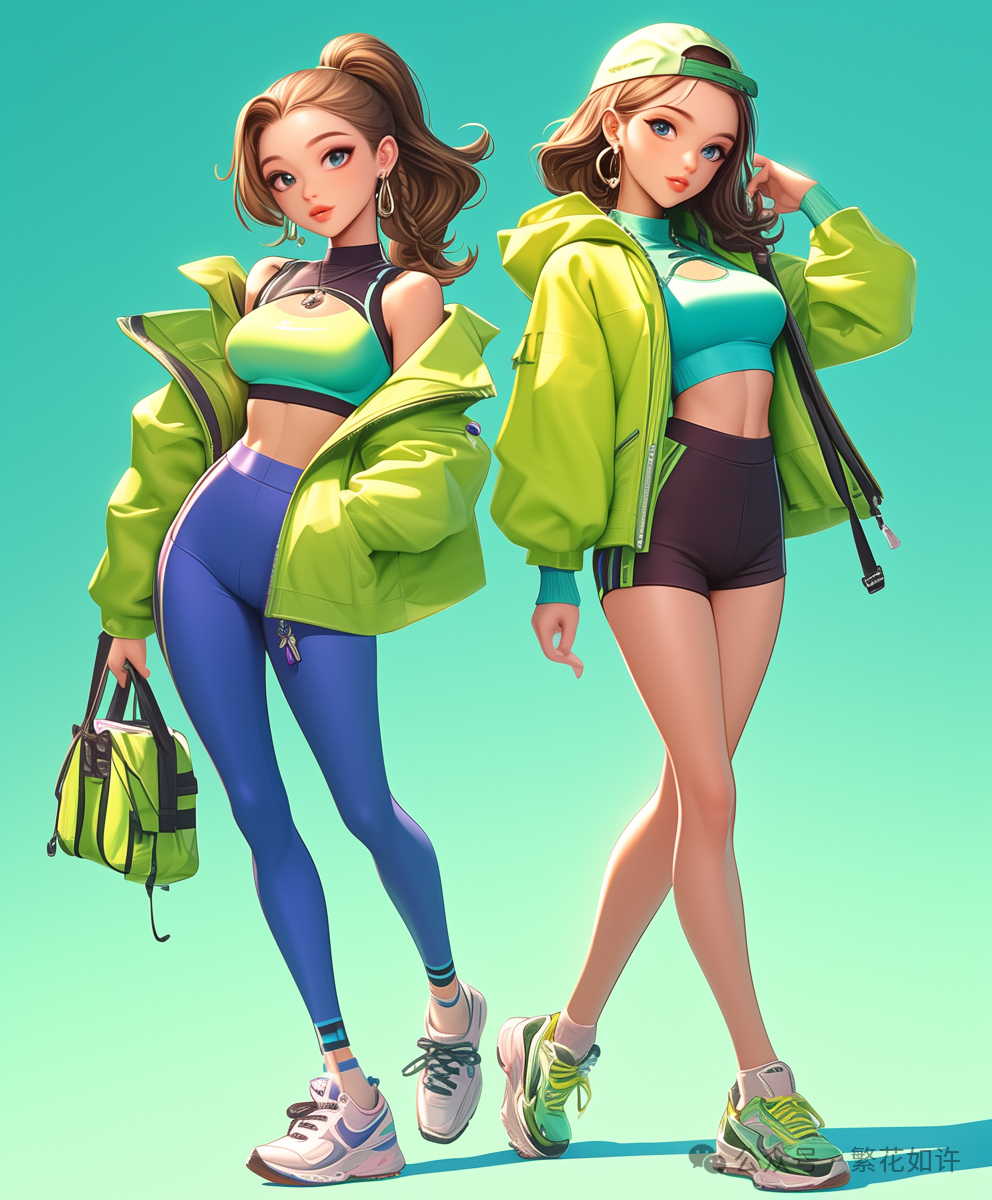 AI绘画：MJ咒语-闺蜜时光插图6